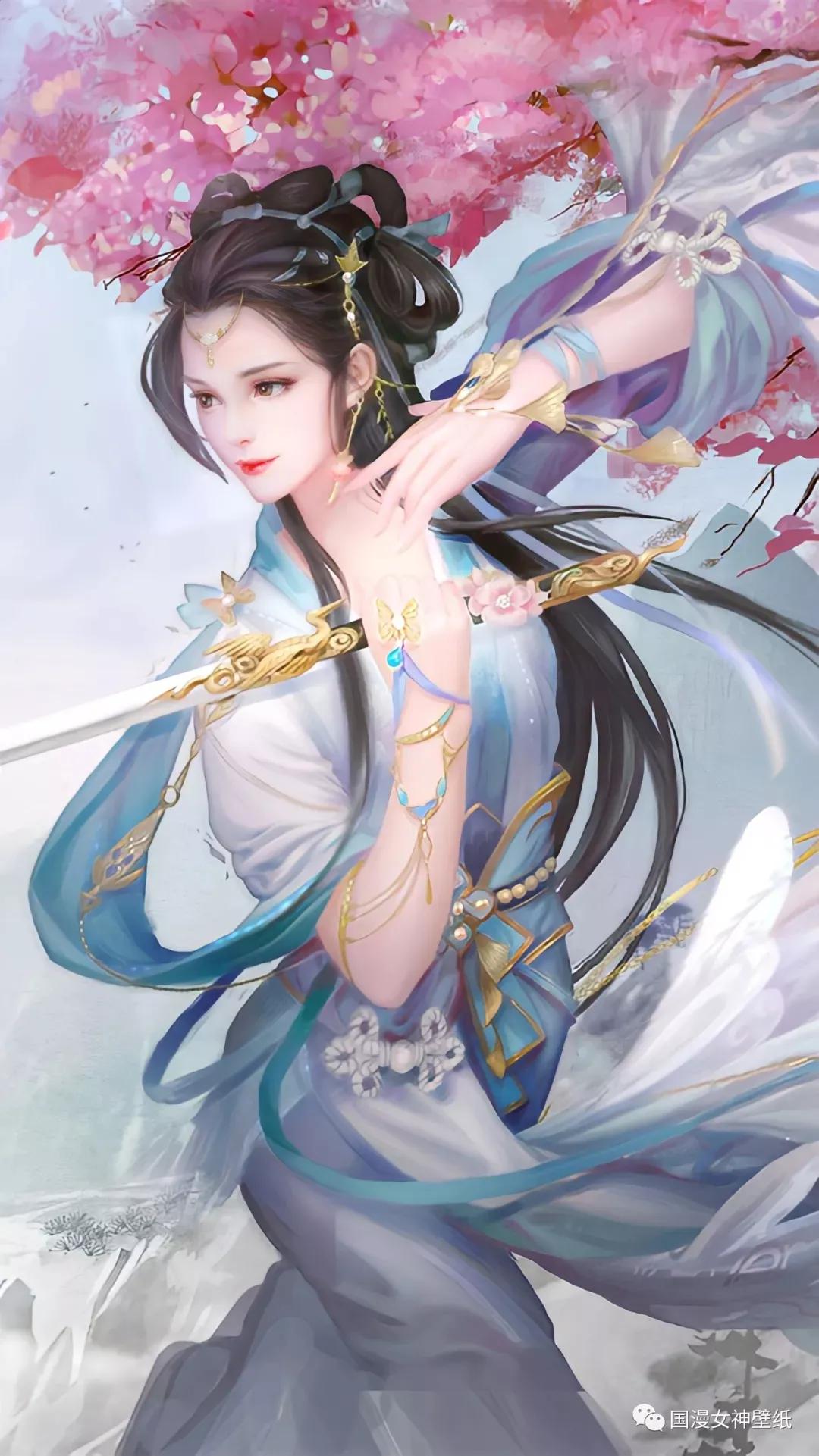 20220507插画壁纸古风小解解图片欣赏