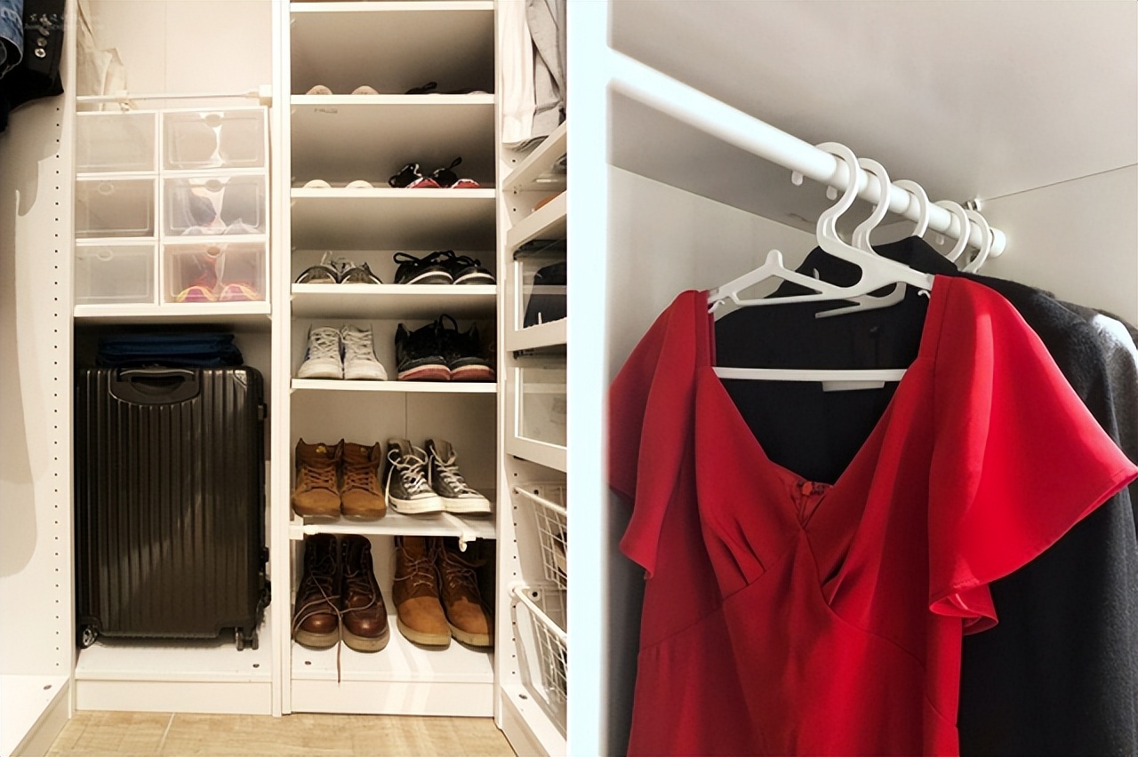 55岁阿姨的家火了,客厅隔出衣帽间,收纳倍增家务减半,太厉害了