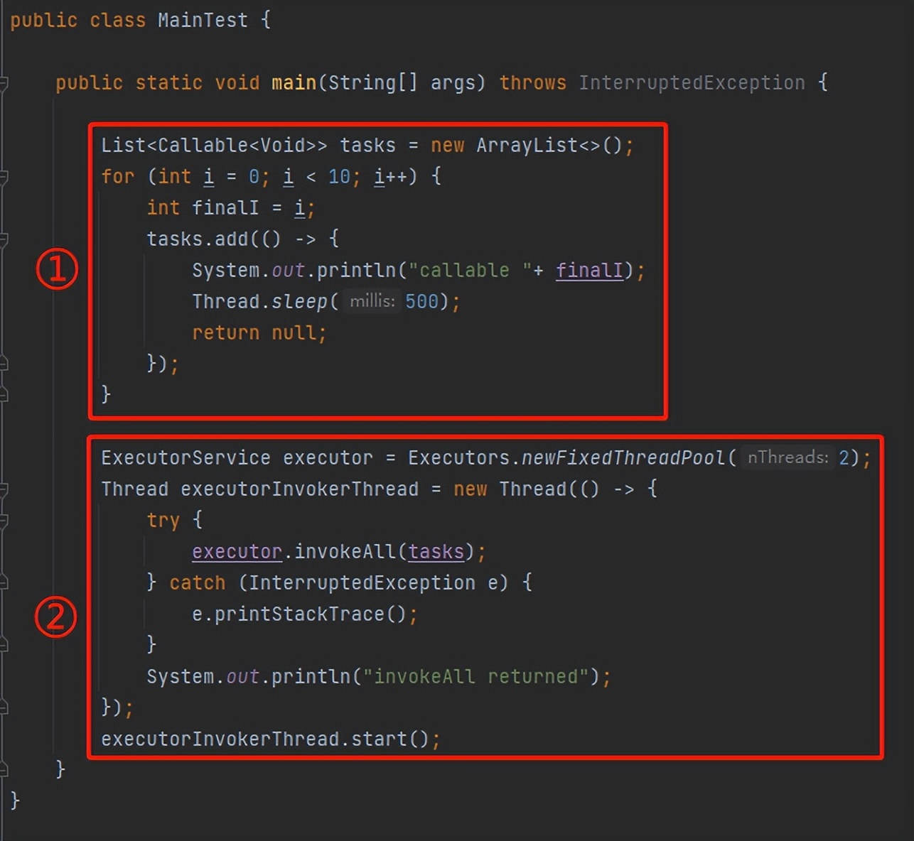 看起来是线程池的BUG，但是我认为是源码设计不合理