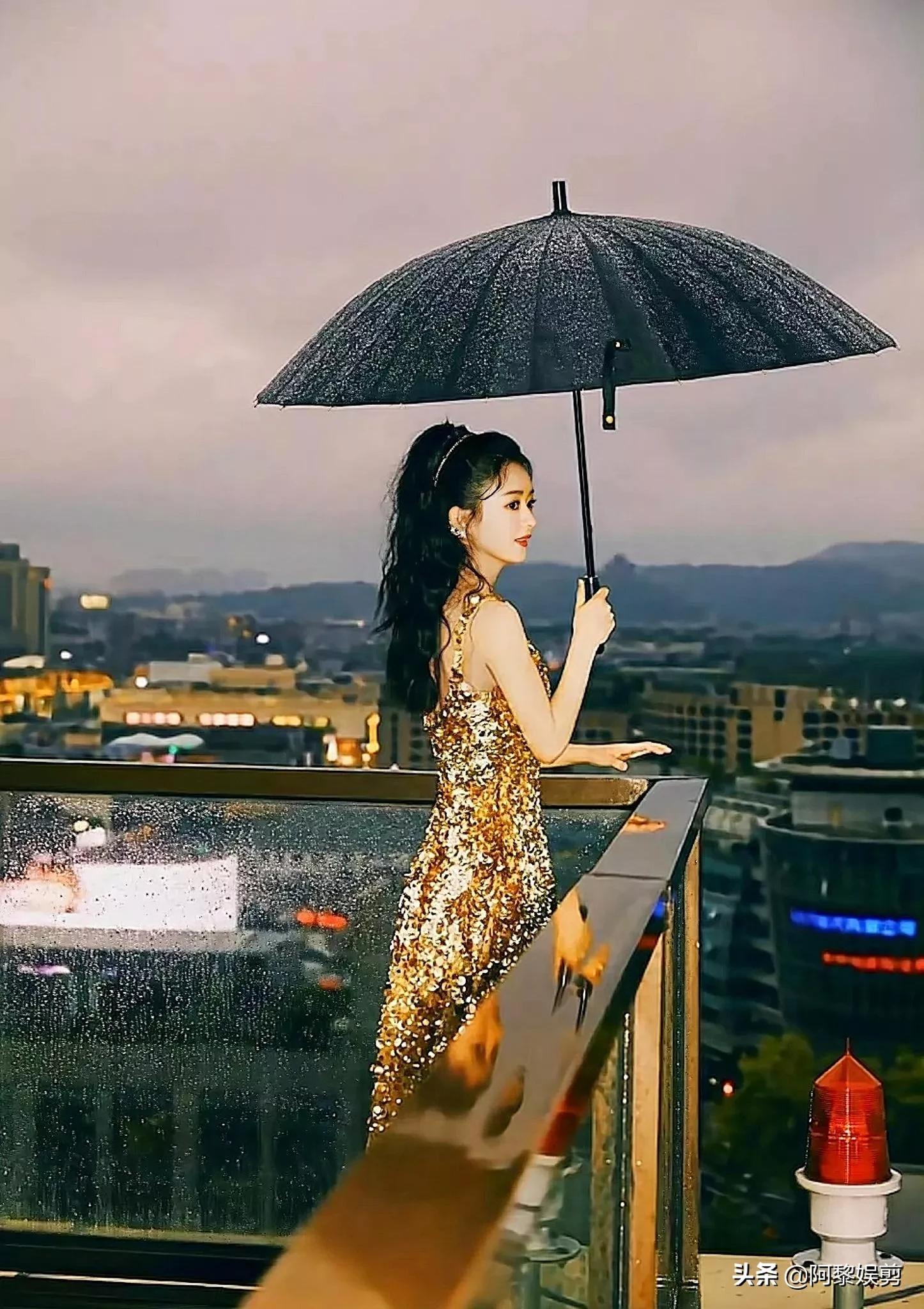 赵丽颖，眉清目秀，灵动可爱