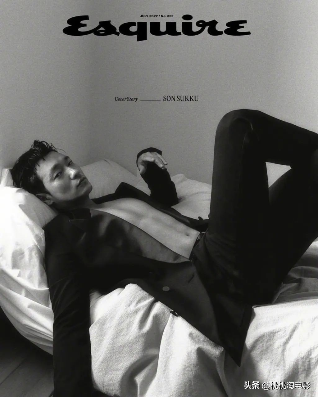 韩国男星孙锡久《Esquire》杂志封面大片，迷人魅力无法阻挡
