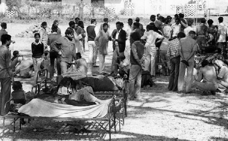 1984年印西农化公司发生毒气泄漏事故，造成重大人员伤亡和财产损失。