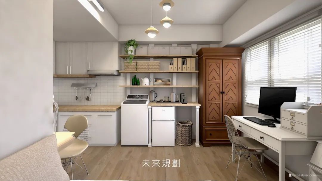 DIY爆改的20平米出租屋，不用7000元变身居心地