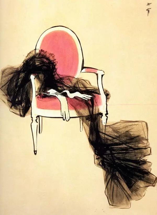 时尚插画大师之一René Gruau