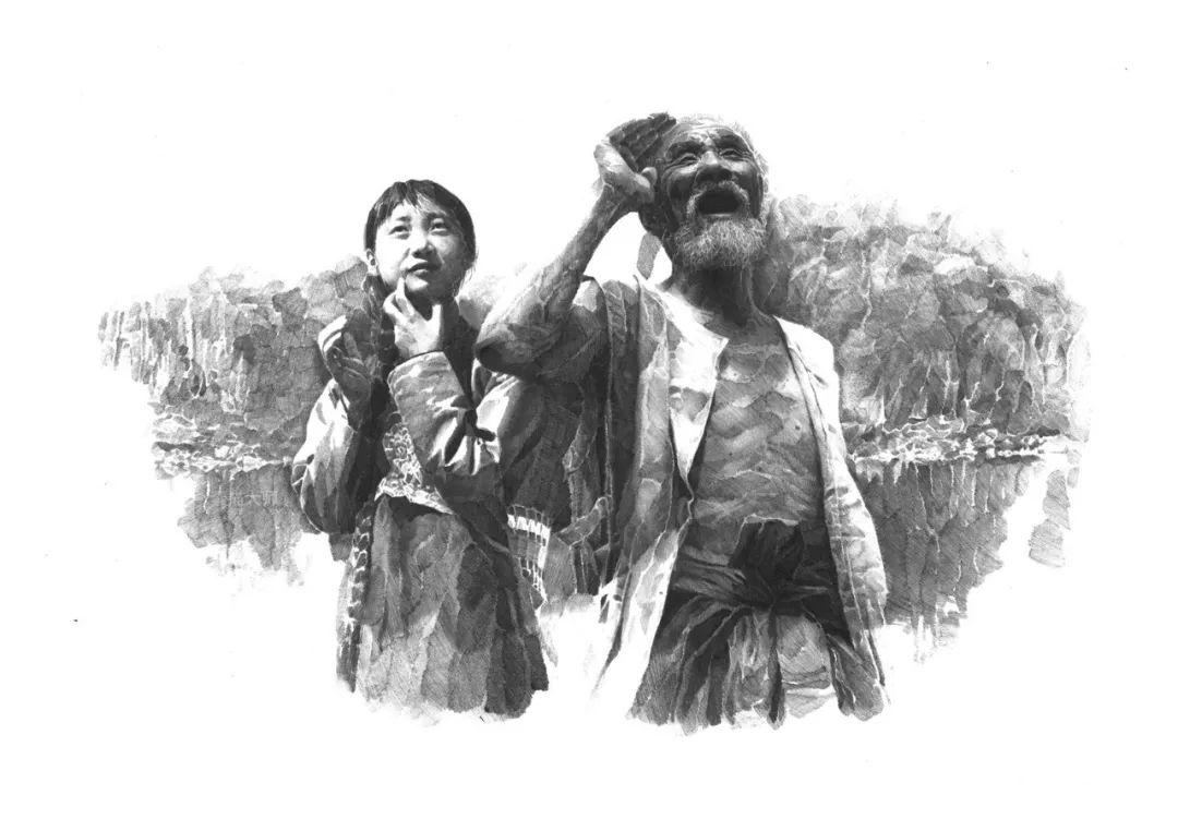 当代著名画家李晨,《边城》高清插画!| 情感与绘画语境的结合