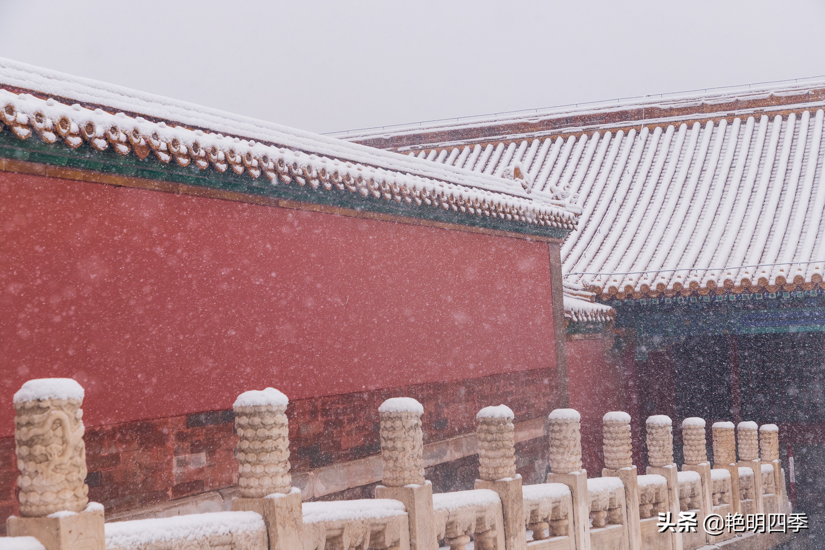 春天里，在紫禁城看一场大雪，与冬天做一个郑重的告别