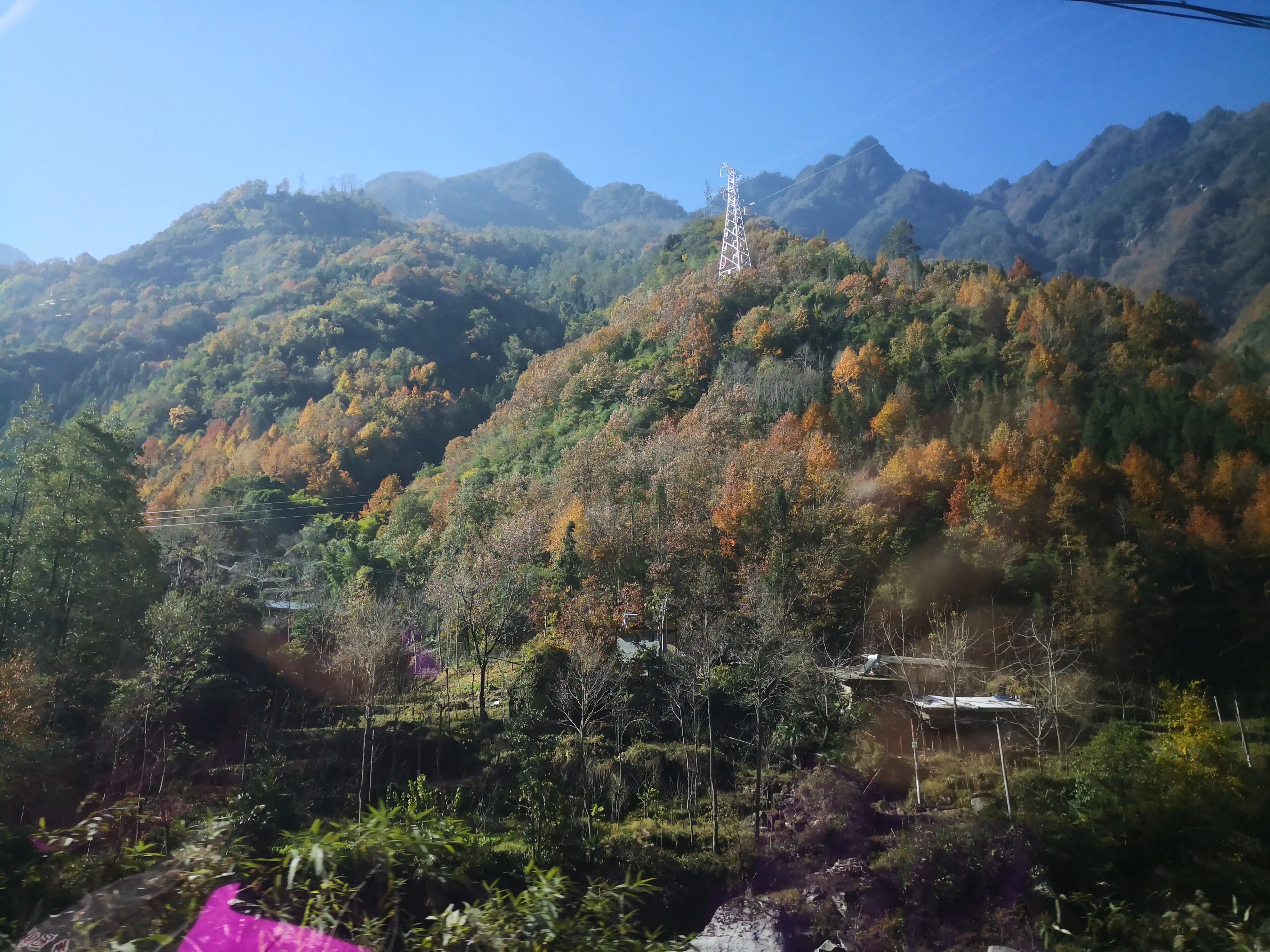 因高原反应，今天去黄龙的行程取消直接往回赶,一路544，247国道经平武到三台
