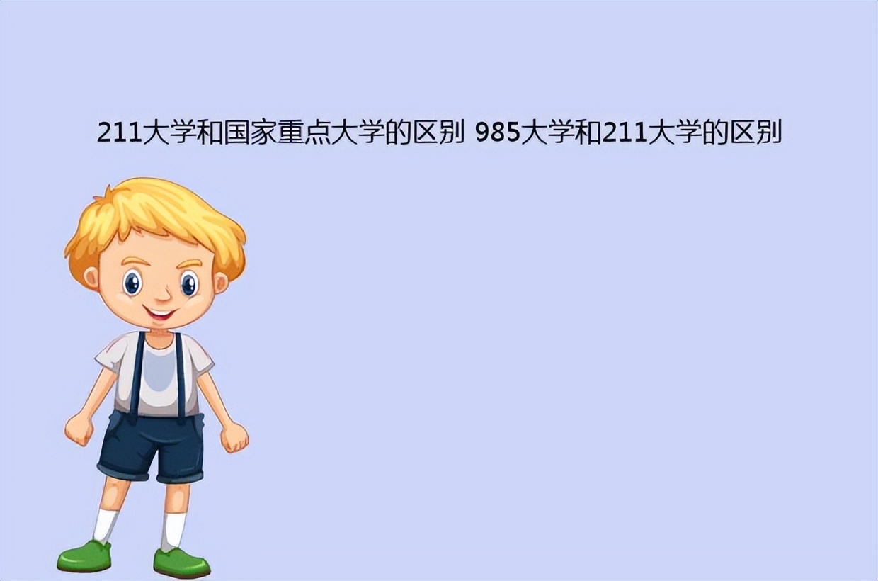 211和985高校你了解多少？
