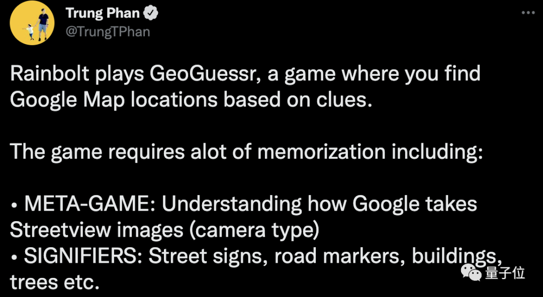 Trung Phan on X: Rainbolt plays GeoGuessr, a game where you find Google Map  locations based on clues. The game requires alot of memorization including:  • META-GAME: Understanding how Google takes Streetview