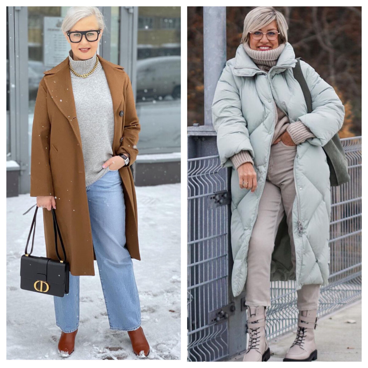 50 岁以上的外套：时尚又保暖！时尚达人的10个创意