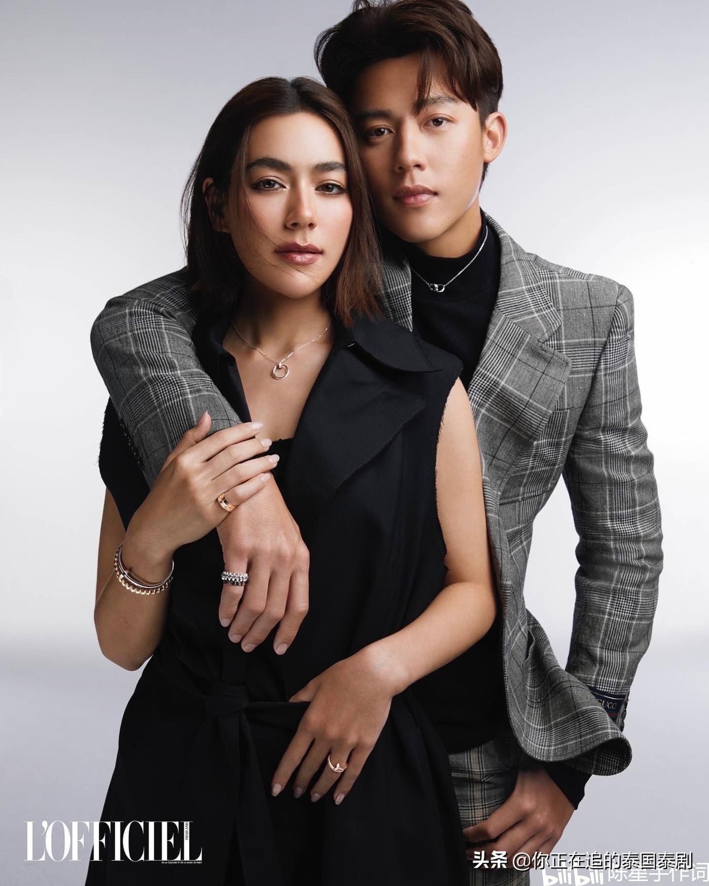 泰国明星夫妇MarkPrin和Kim求婚后首刊杂志：四部新泰剧备受期待