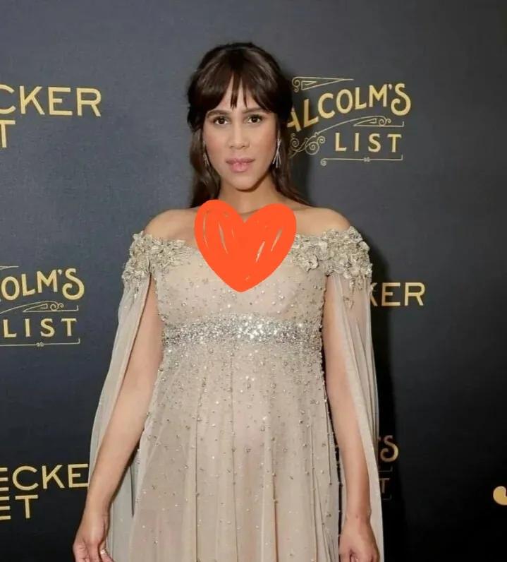 41岁抖森确认当爸，非裔未婚妻挺孕肚走红毯，两人上个月刚订婚