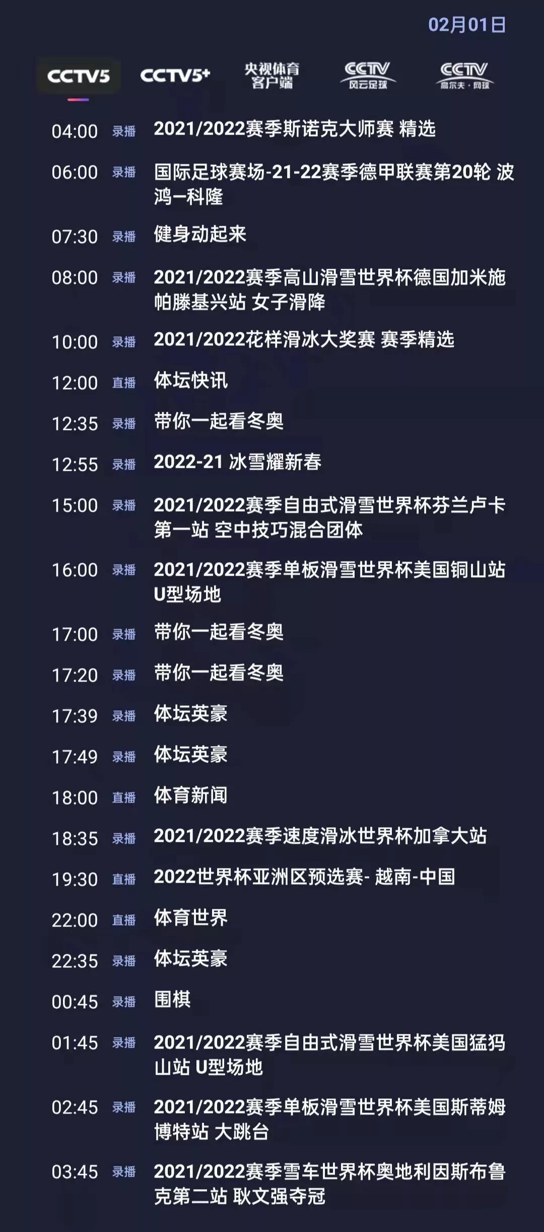 世界杯预选越南赛程表(CCTV5今日节目单：19:302022世界杯亚洲区预选赛-（越南-中国）)