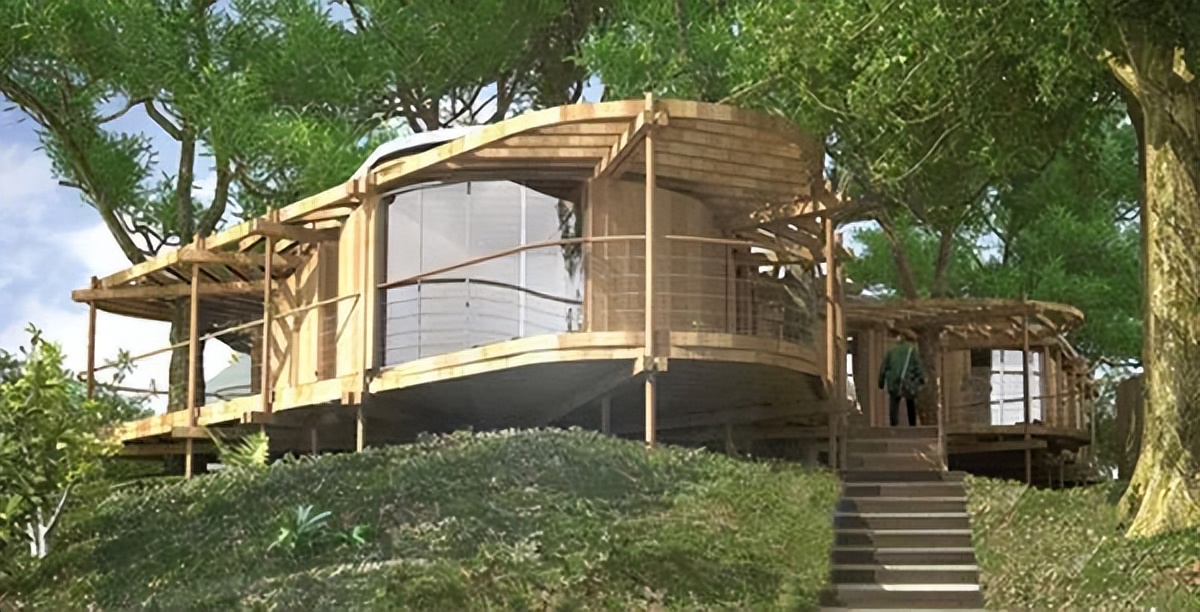 5个与树“共生”的可持续性休闲建筑创意