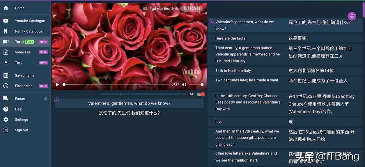 看剧学外语，支持在线视频、本地视频、任何带有字幕的视频