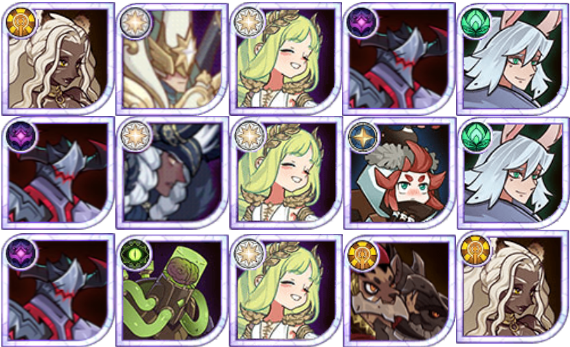 诅咒梦境第19期荒火BOSS阵容 & 超恐530级公会试炼阵容