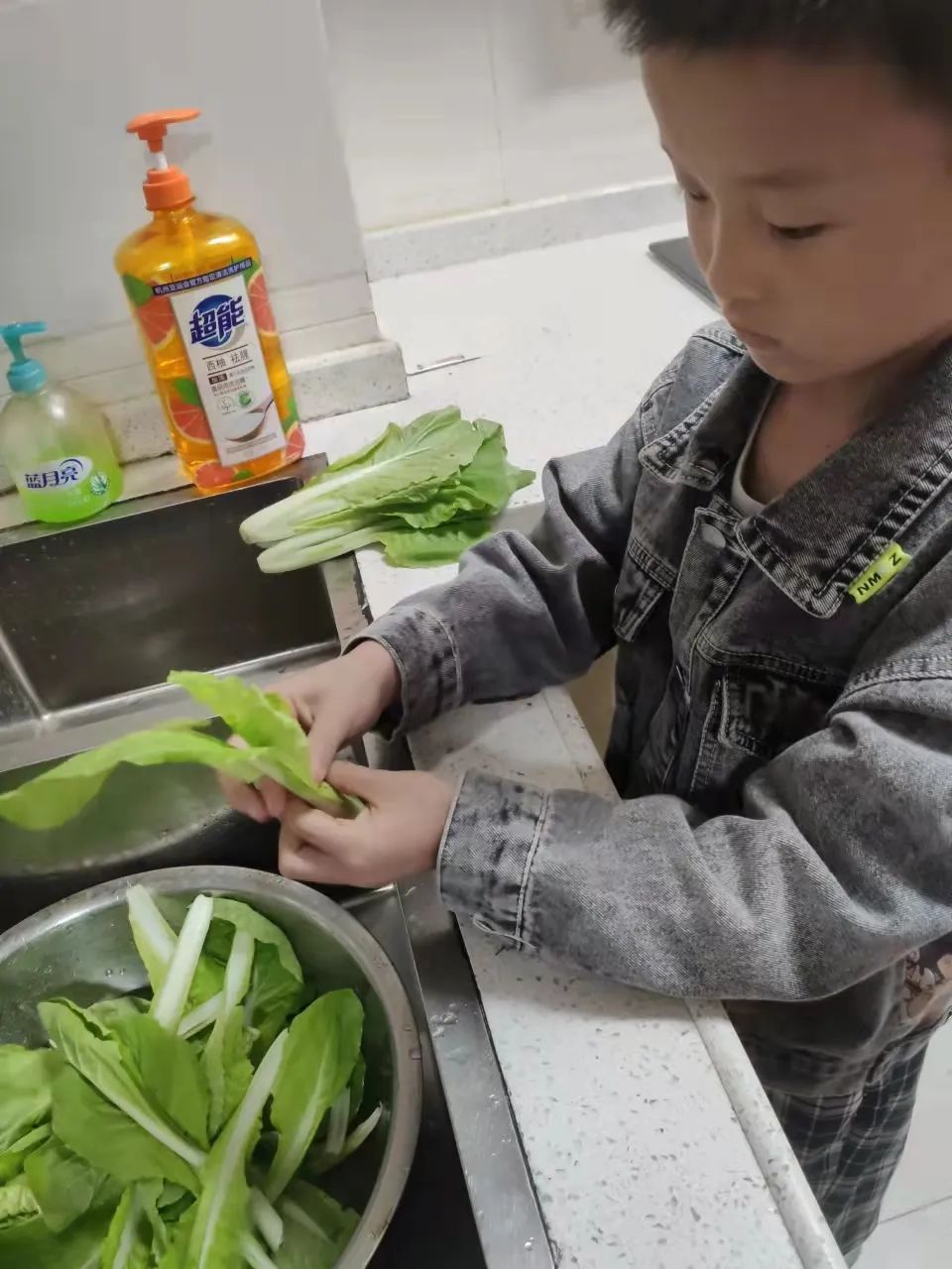 南湖小学一年级结合学生实际情况开展丰富多彩的劳动教育实践活动