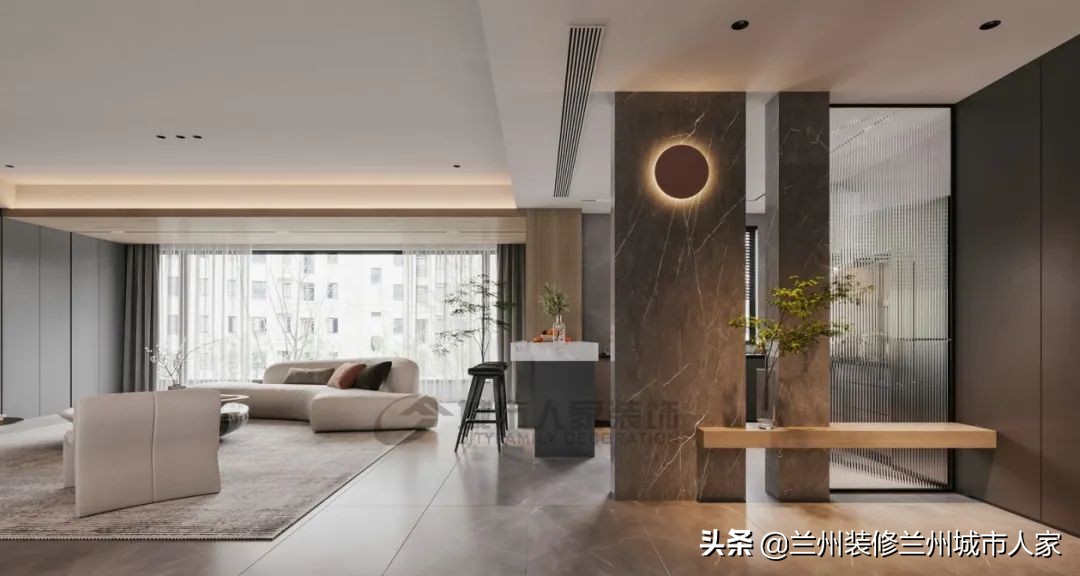 兰州城市人家｜135平米现代简约，捧一束岁月余光、筑一处温居
