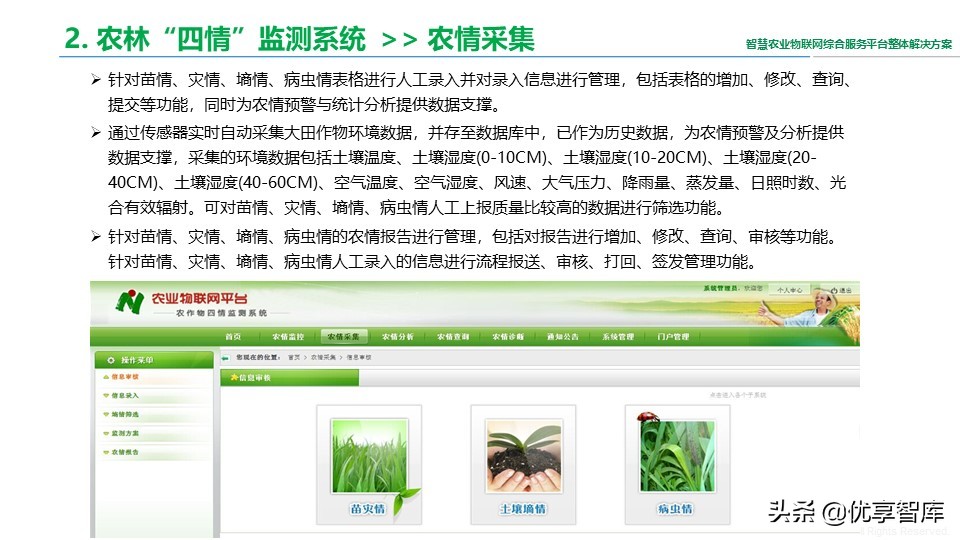 智慧农业物联网综合服务平台整体解决方案（41页PPT）