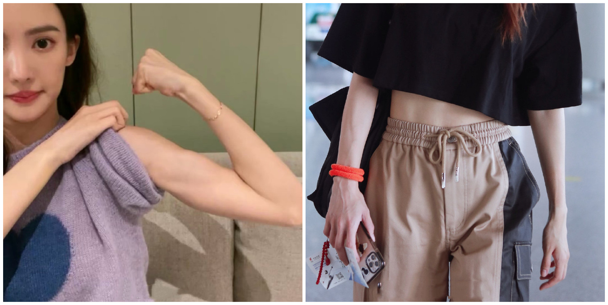 可头大身小排骨胸,女明星们瘦得这么病态也惊悚