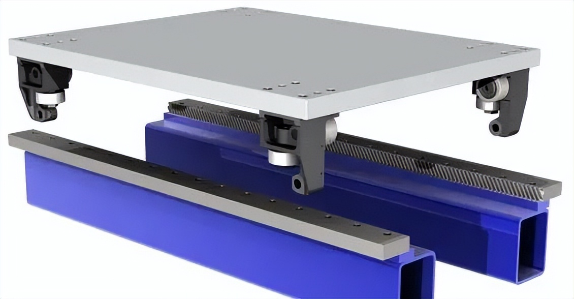 机器人第七轴的滚轮导轨