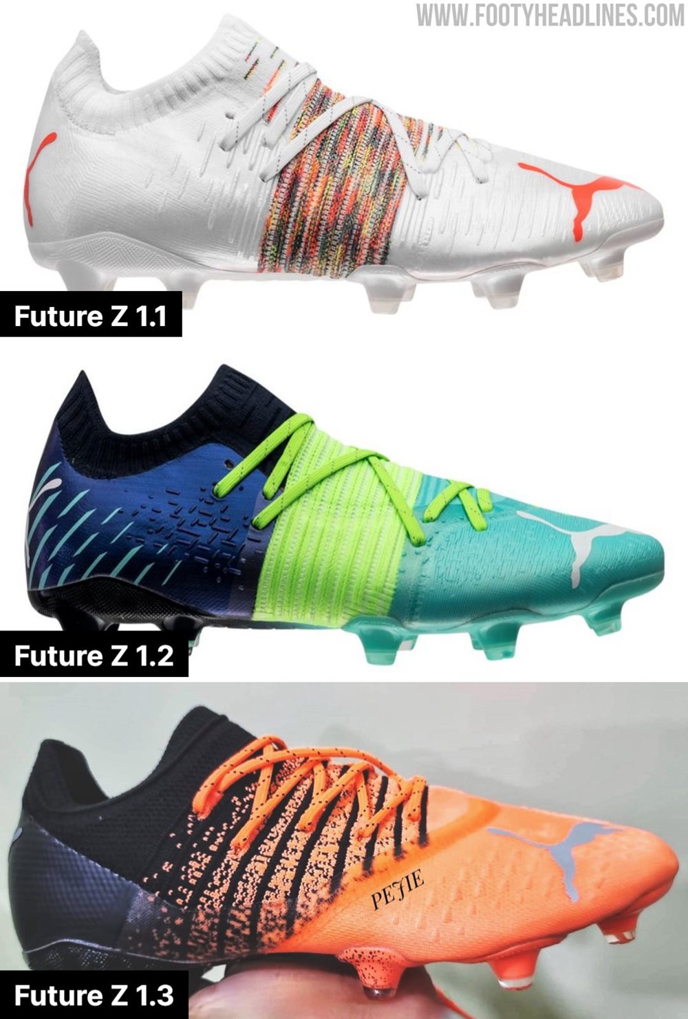 新一代PUMA FUTURE Z足球鞋曝光 彪马future中端值得买吗