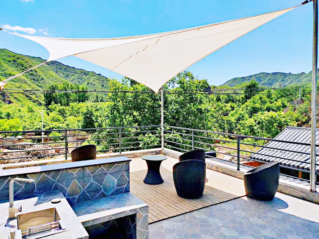 北京黄花城水长城山脚下日式三居民宿,小资有情调的朋友首选