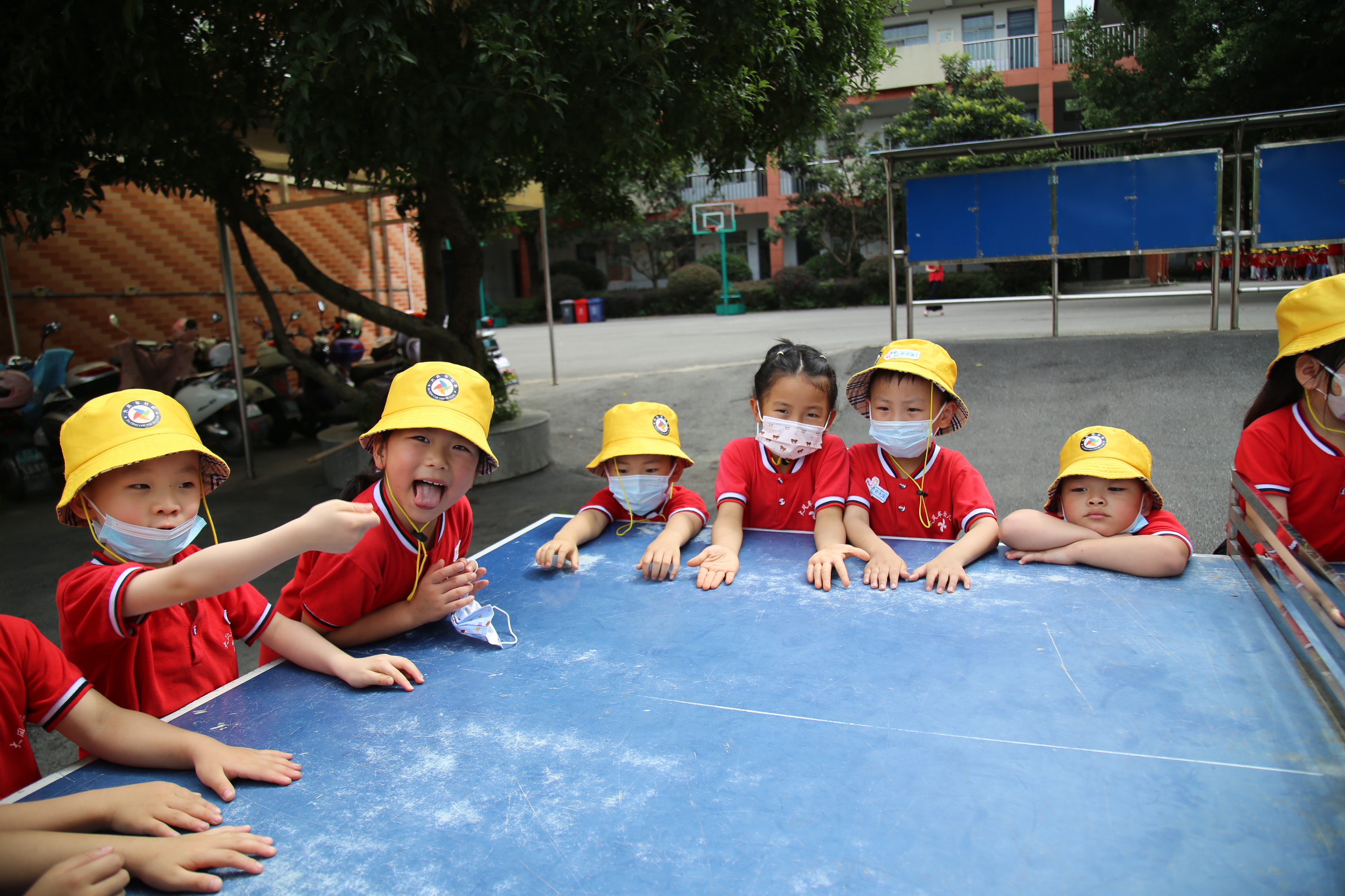 幼儿园孩子进东方红小学 体验小学生活