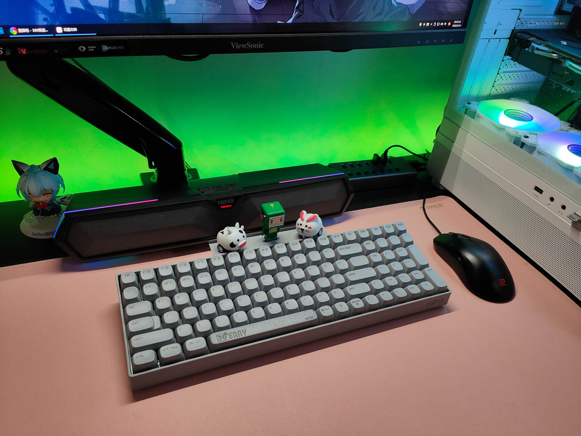 这次全面精彩！Lofree洛斐小翘百键“水泥灰”键盘深度体验