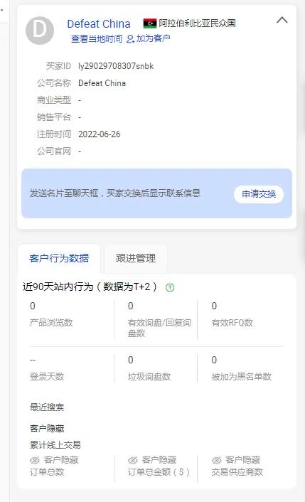 阿里巴巴国际站客户名字容易引起国际纠纷