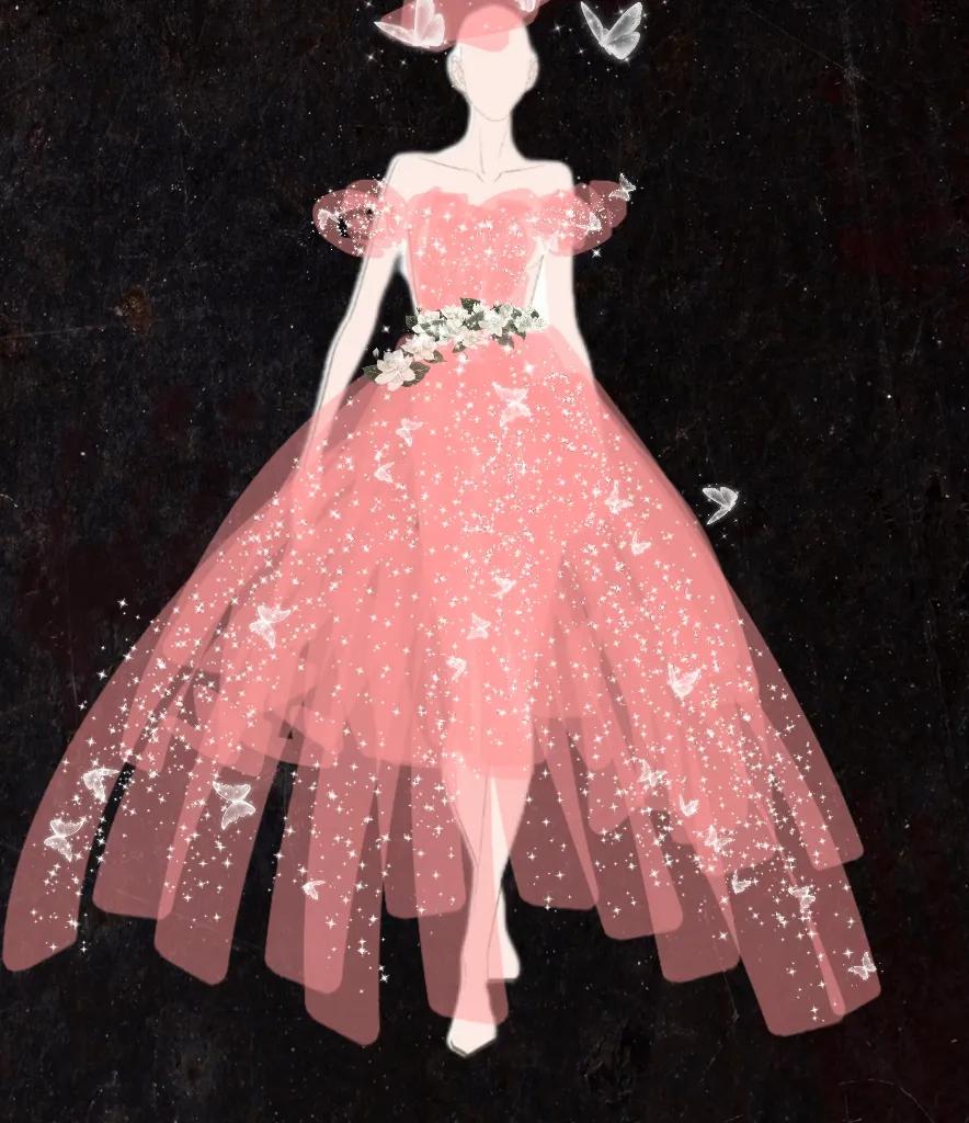 用美图秀秀画婚纱礼服