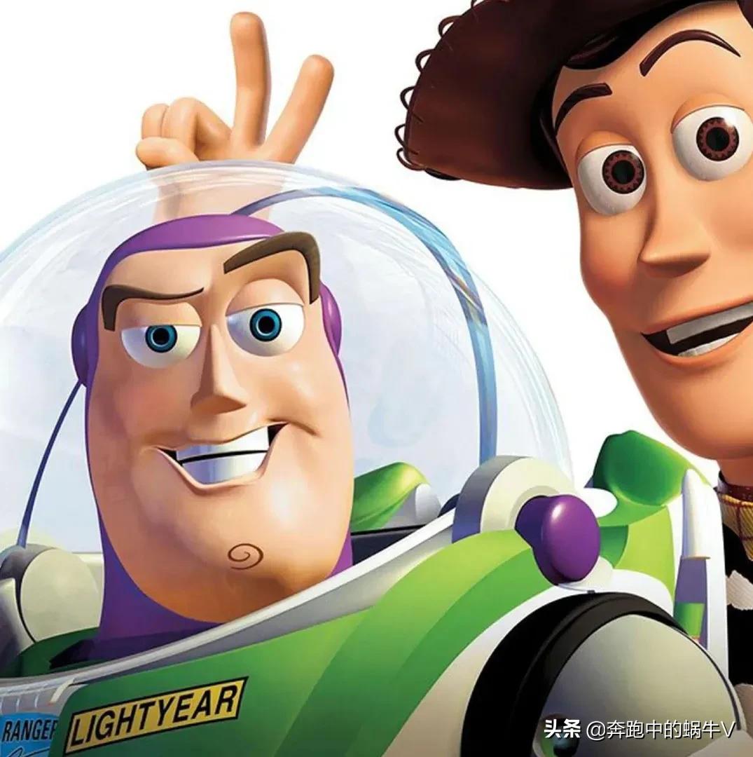 我个人认为影片中的玩具角色"伍迪"和"巴斯光年"更是动画