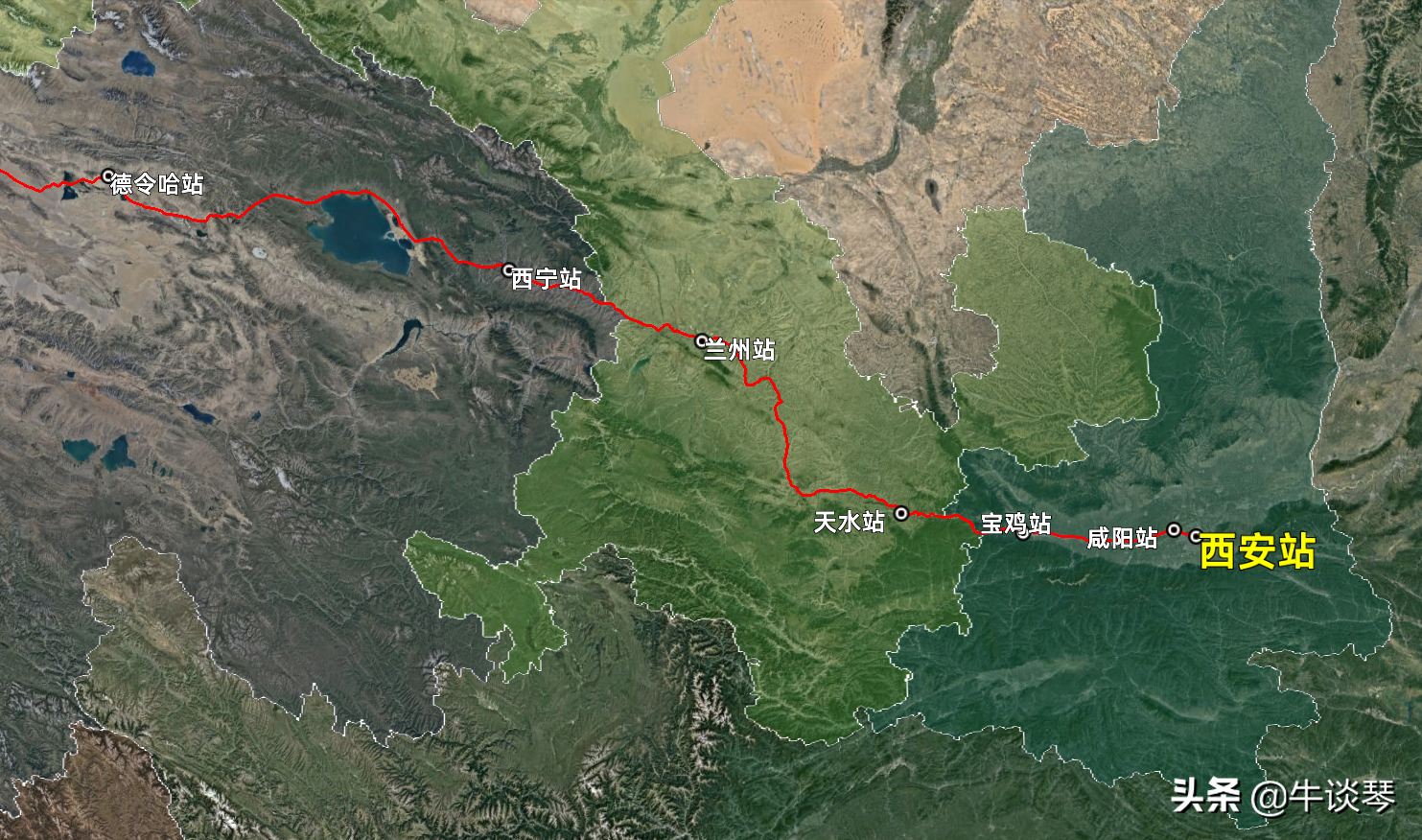 西安到青海湖旅遊路線(z917次列車運行線路圖) - 悅聞天下