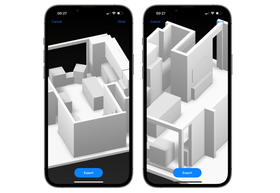 苹果iOS 16引入新的“RoomPlan”API，可用LiDAR快速创建3D平面图