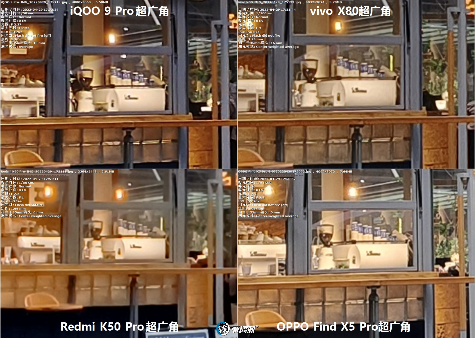 发哥翻身，vivo X80、K50 Pro、Find X5 Pro、iQOO 9 Pro拍照对比