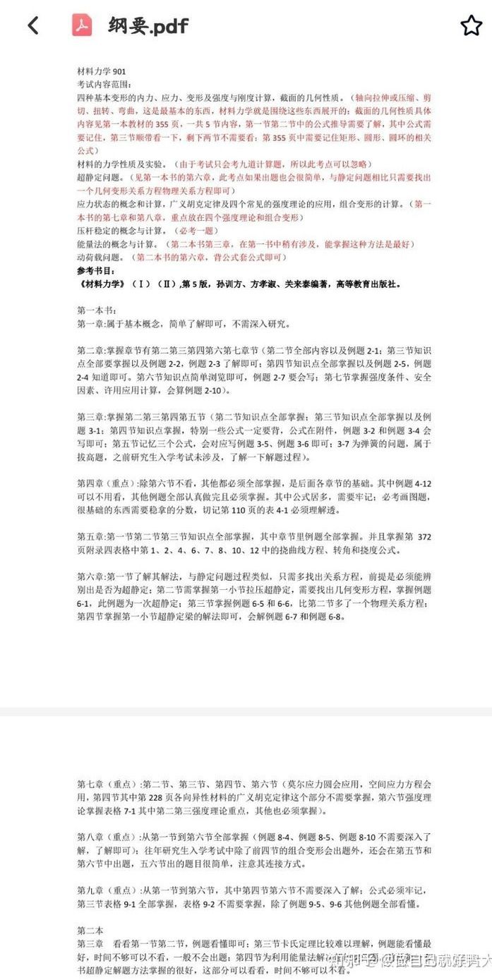 安徽建筑大学考研土木水利专业初试（材料力学901）备考经验