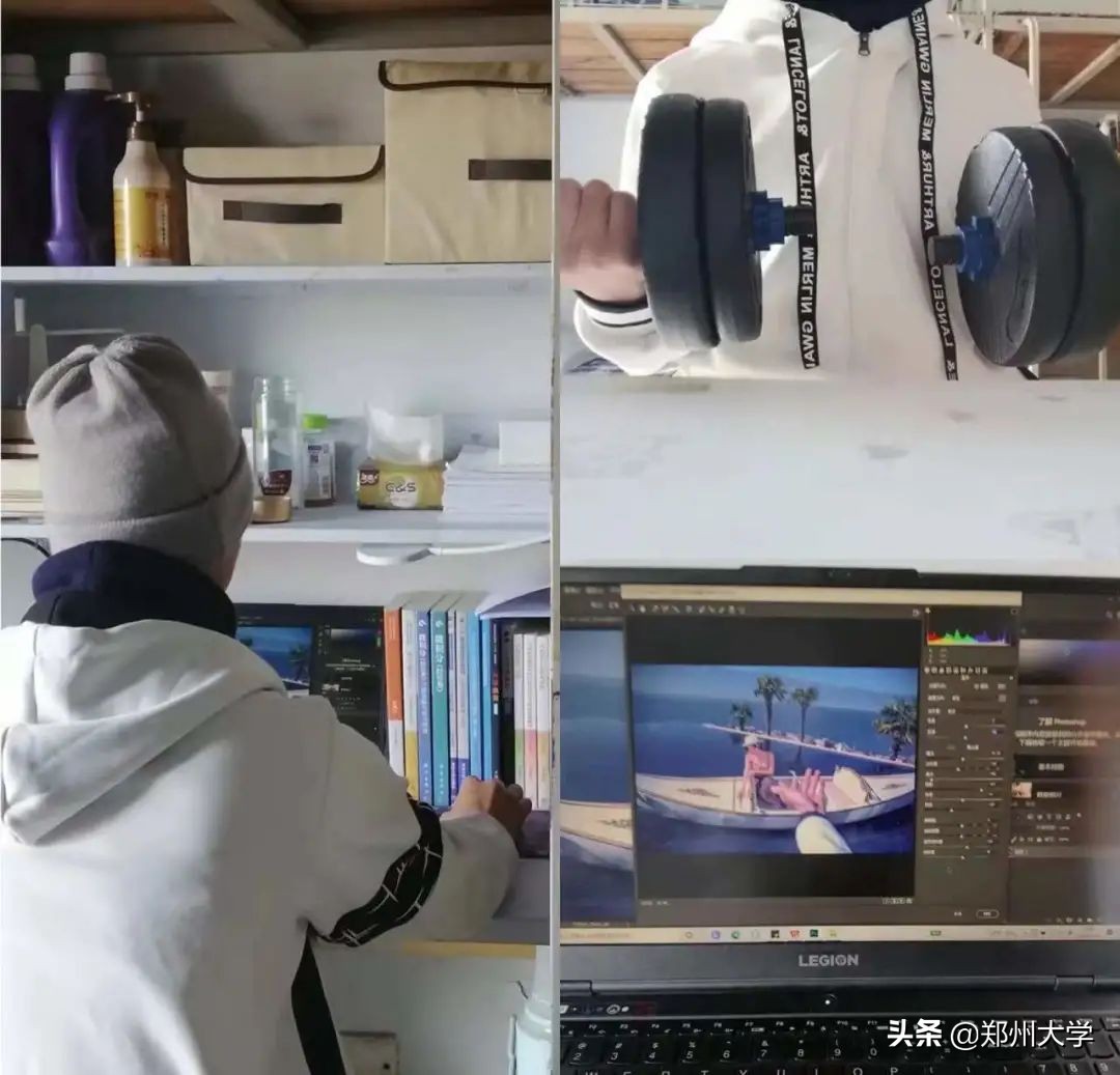 求是 担当 | 疫情防控中郑大学子的静气！