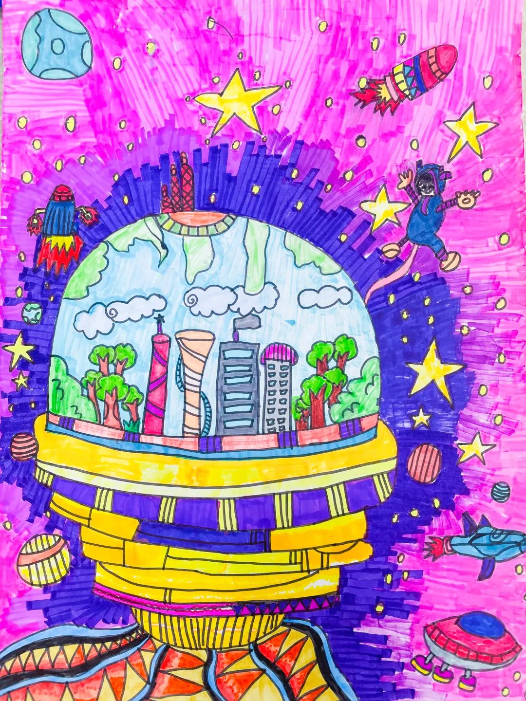 黄甲小学开展“人人参与科技节，我的科技节我做主”科技节活动