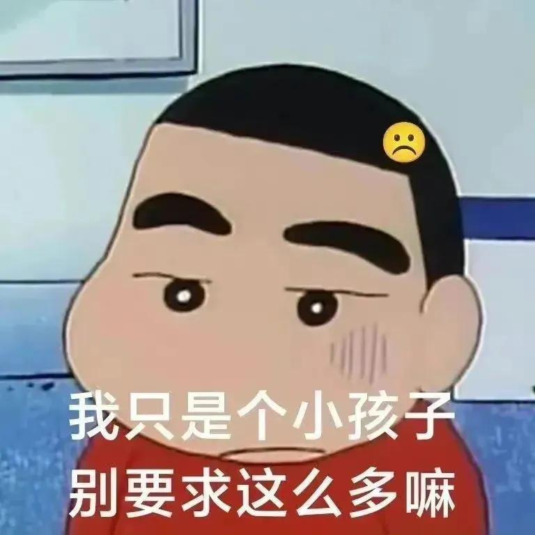 我只是个小孩子，别要求这么多