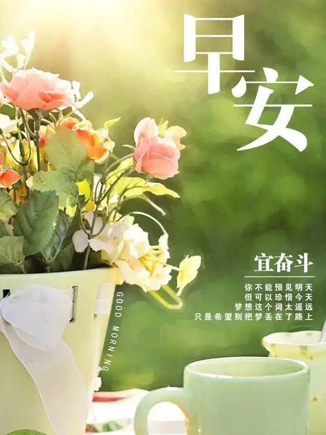 好看的早上好表情包 朋友圈早上好祝福语 健康才是生活最大的意义图片