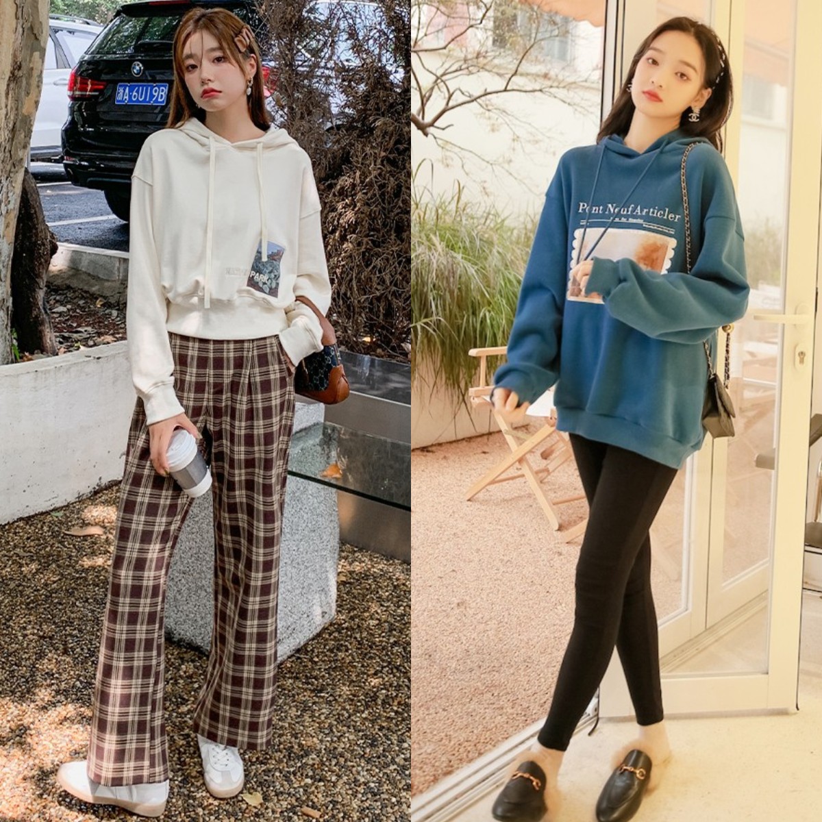 卫衣搭配哪些"裤子"更显瘦?掌握这些穿搭思路,减龄舒适还实用