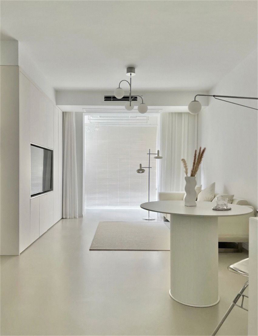 武汉女孩自装65㎡居室：全屋白色“家徒四壁”，网友：妈见打