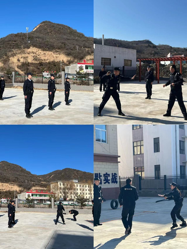 宜君法院法警队通过实战化训练考核验收
