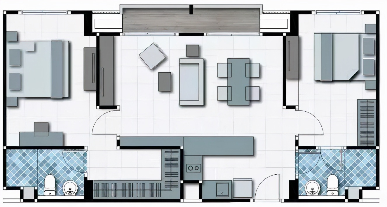 特惠55折现房丨芭提雅市中心网红水系公寓 City Center Residence