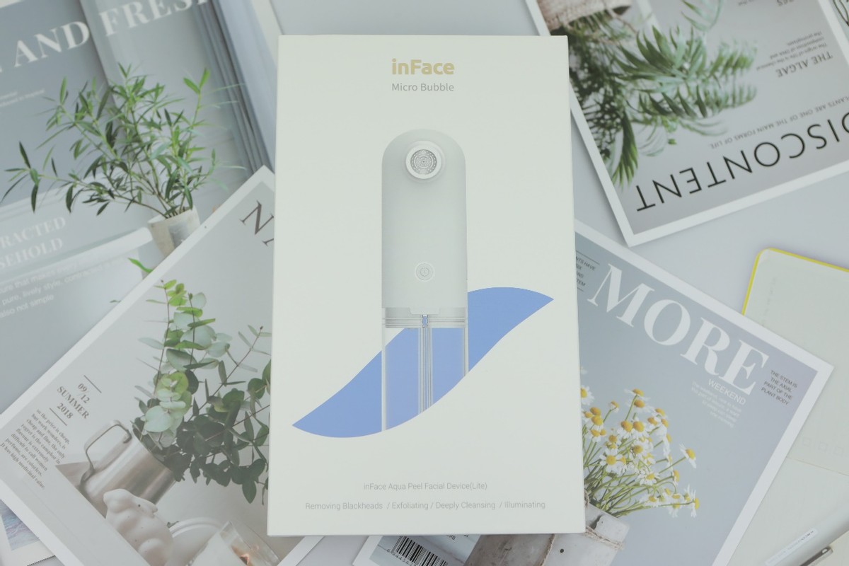 粗大毛孔和黑头的克星-inFace小气泡黑头仪