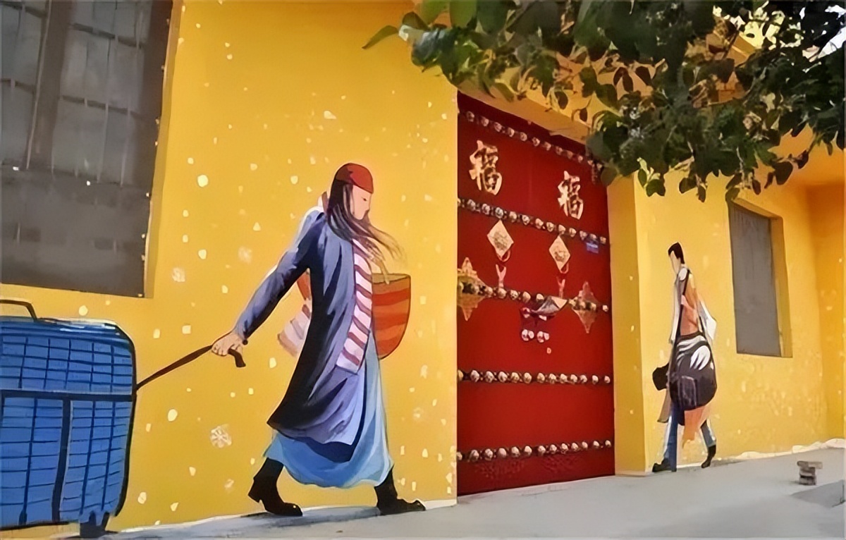 乡村景观：乡愁、乡韵、乡风融为一体的乡村创意景观墙
