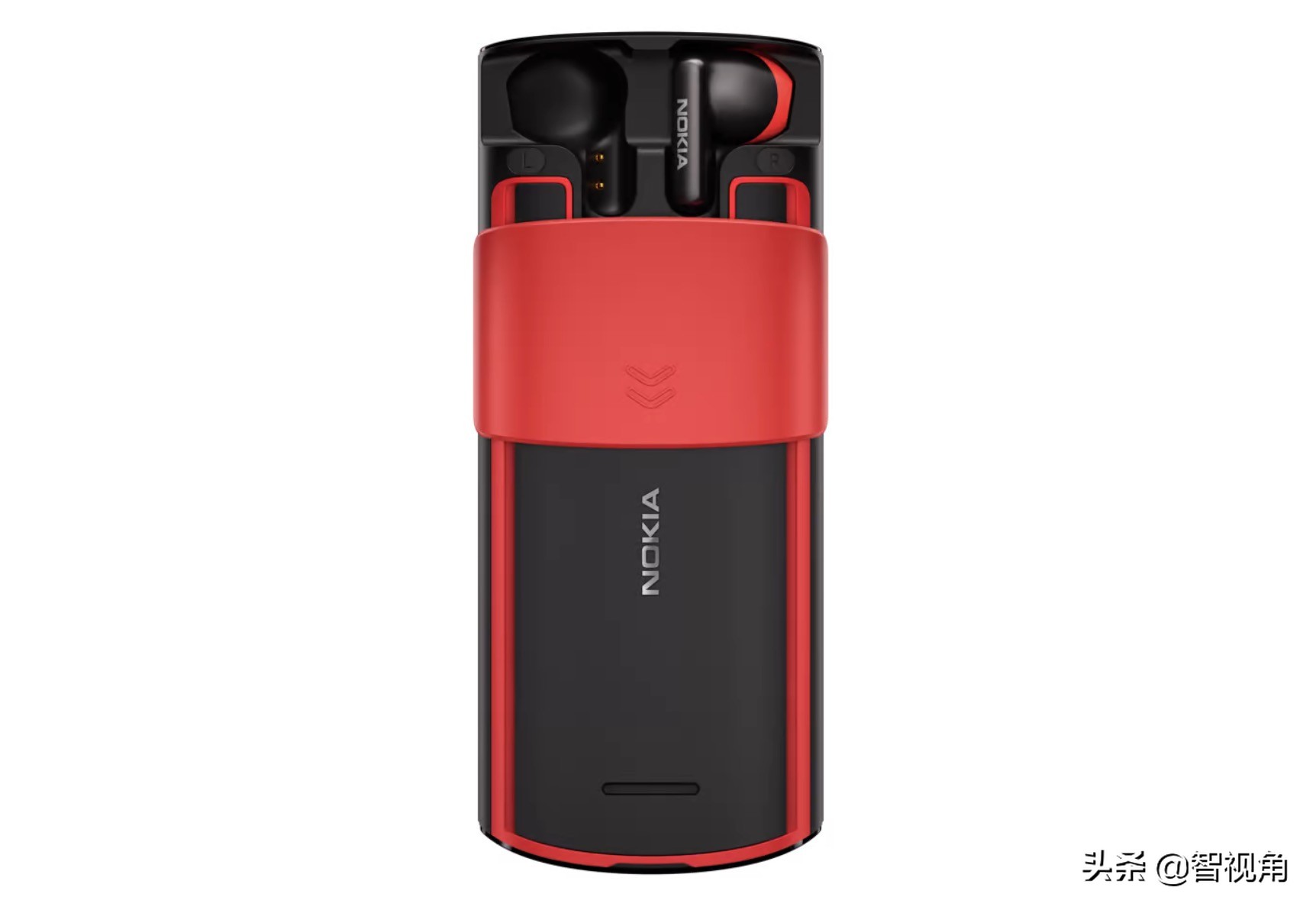 诺基亚推出一款有趣的新功能手机 兼具无线耳机充电盒