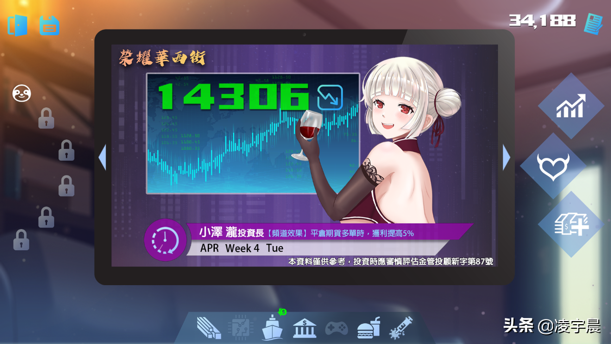 《股市之狼》：休闲有趣的视觉小说游戏