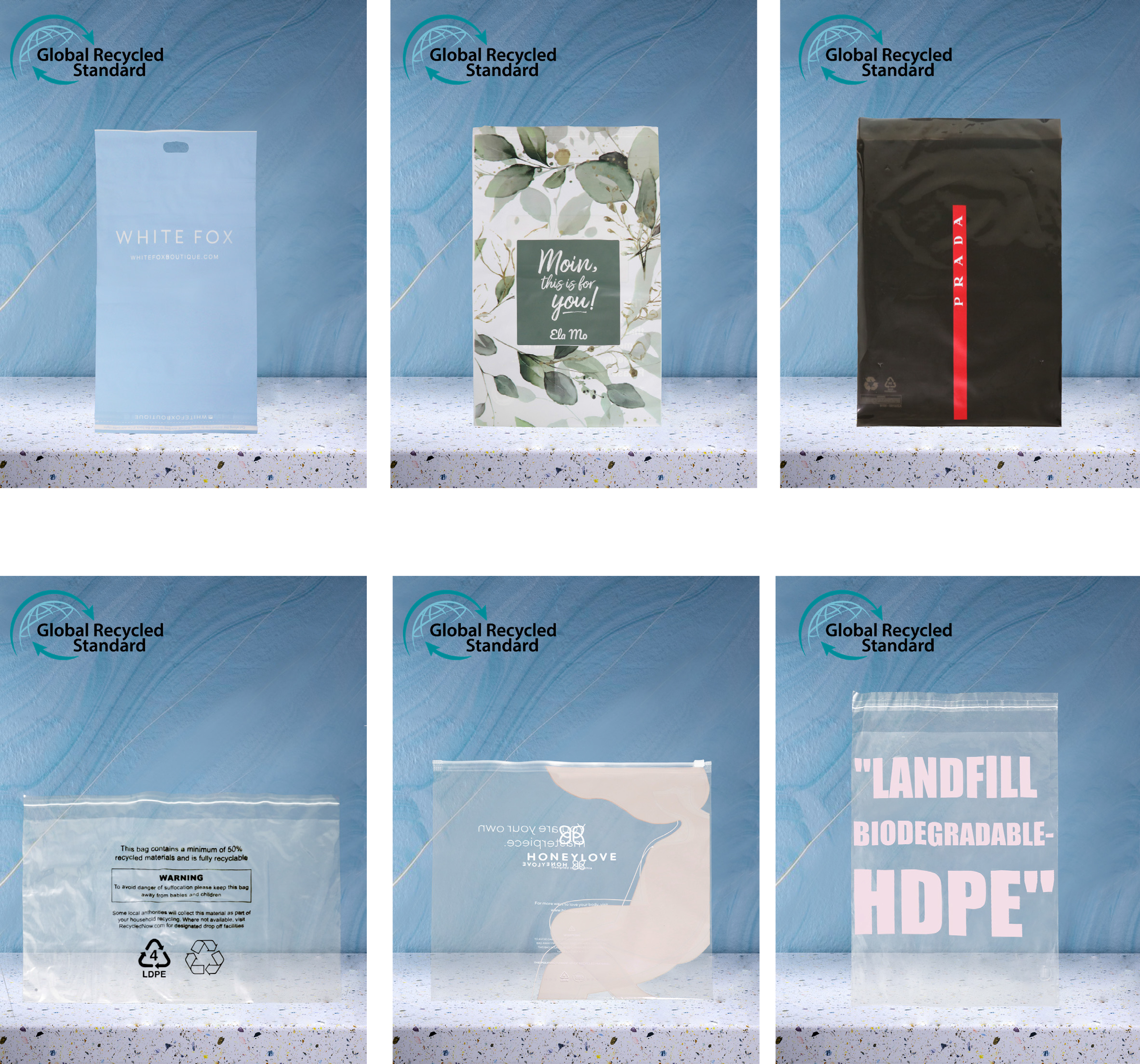 grs再生pe胶袋解读_grs认证服装包装袋-复合包装袋-收缩膜生产工厂