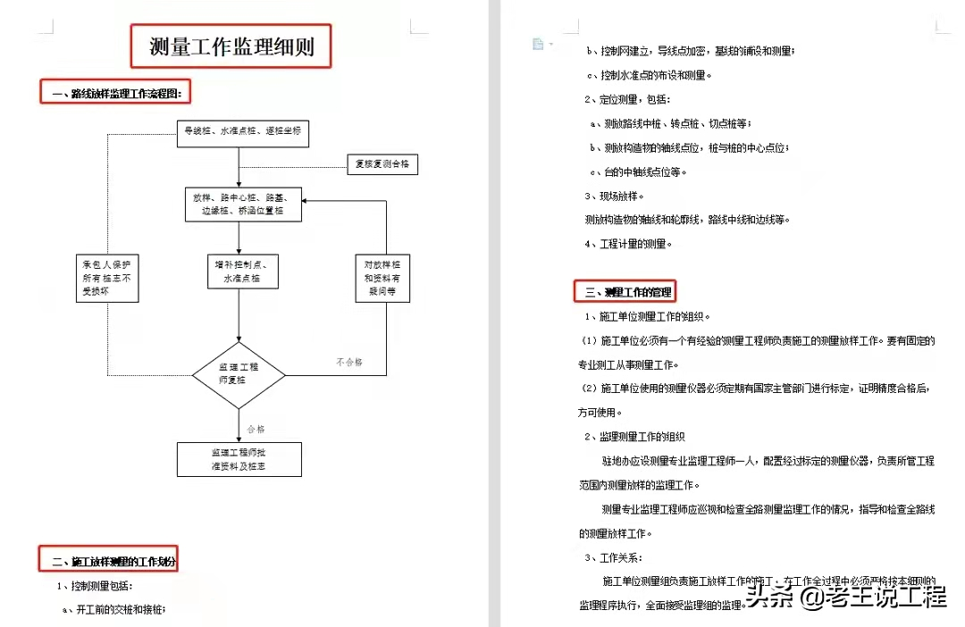 这100个监理实施细则太全面了，专业性极高，任谁看了都挑不出错